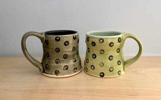 mug with dots