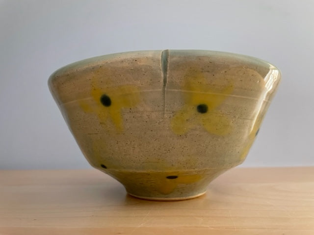 pair of small bowl with flowers