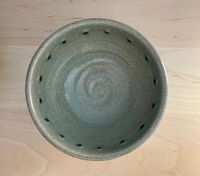 pair of small bowls with squares