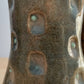 cup with turquoise slip dots