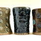 cup with turquoise slip dots